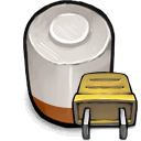 battery-orange-plugged