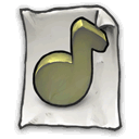 document-musical-note-green