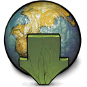 globe-down-arrow-green