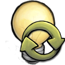 lightbulb-vertical-circling-arrows