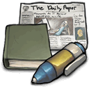 newspaper-book-pen